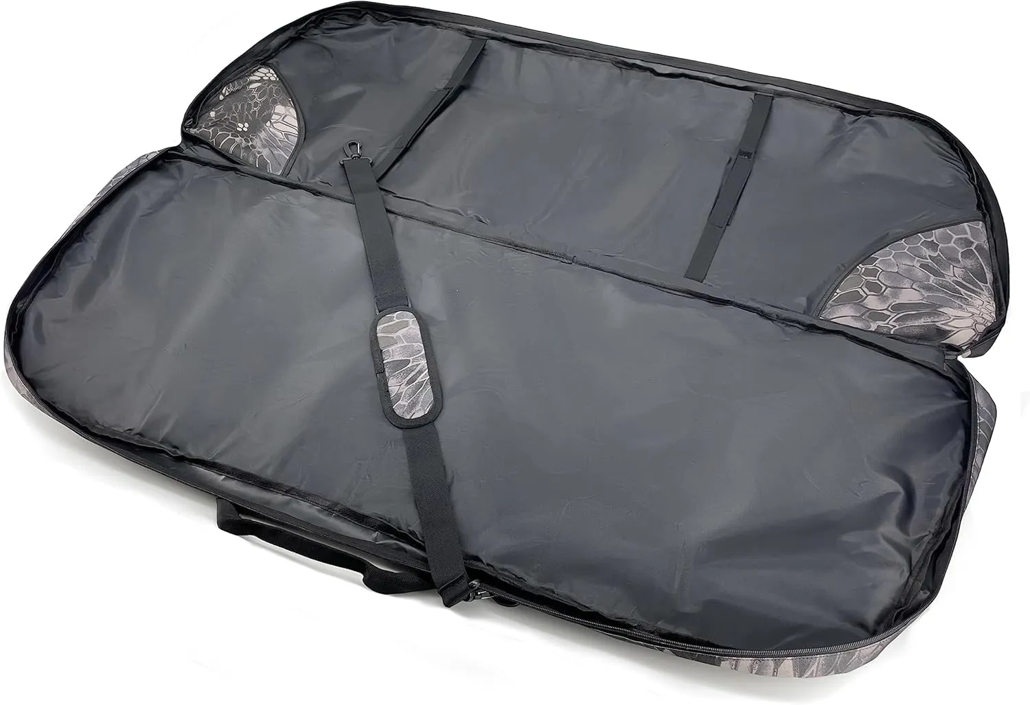 Silfrae Compound Bow Case Soft Bow Case Compound Bow Carry Bag with Arrow Pocket