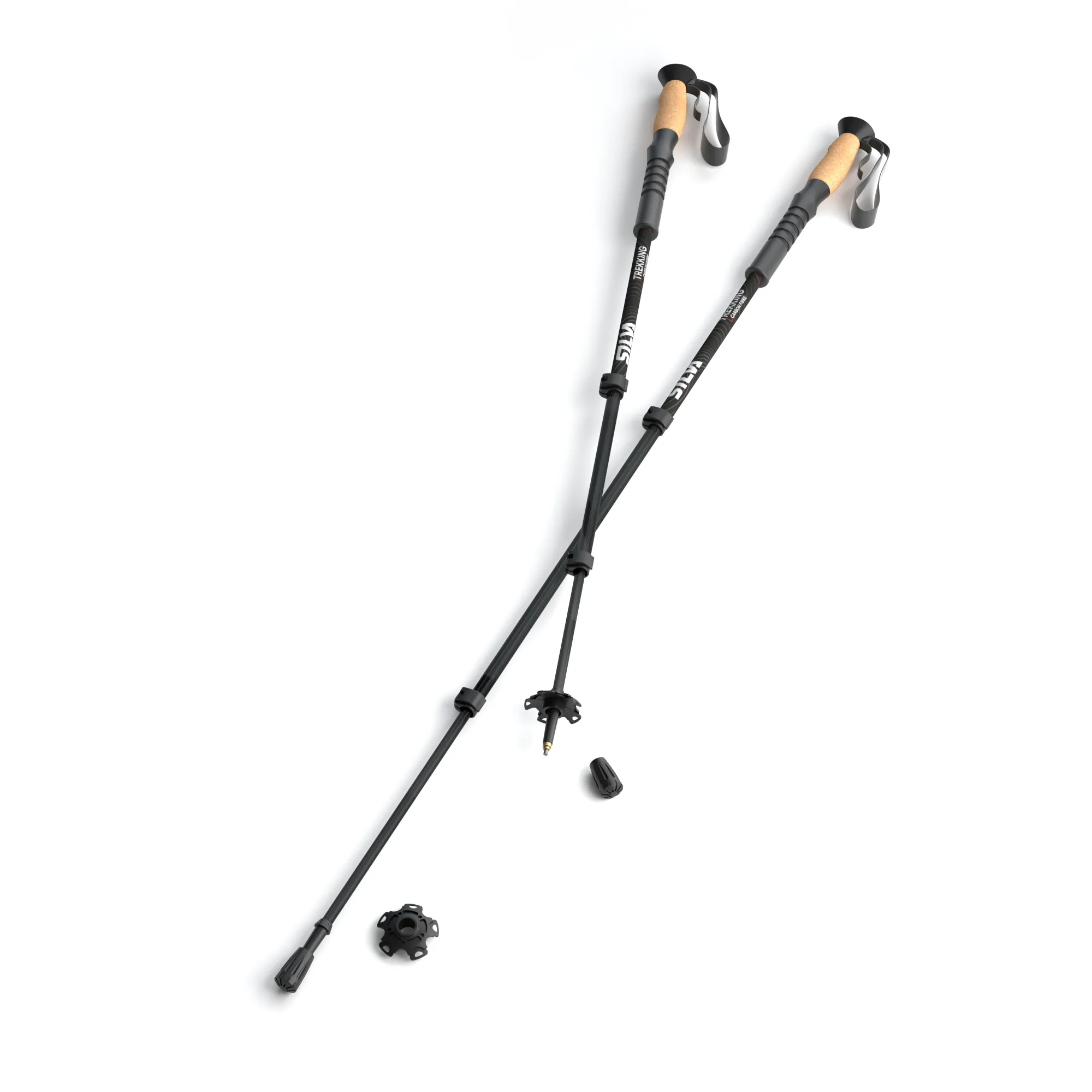 Silva Trekking Poles - Carbon (adjustable)