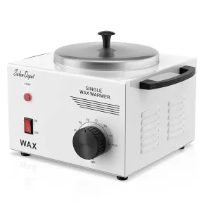 Single Wax Warmer Professional Electric Wax Heater Machine for Hair Removal,Soft Wax Warmer with Adjustable Temperature Set