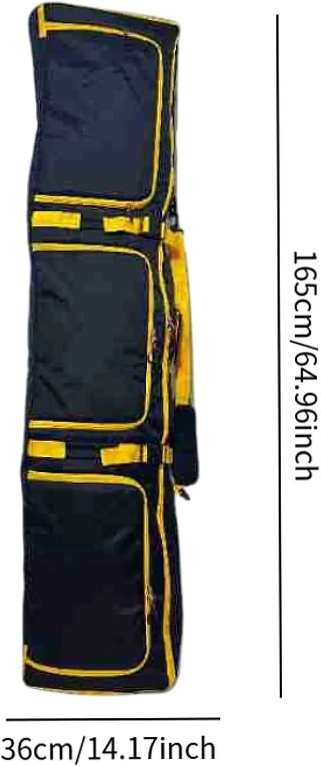 Ski Bag Snowboard Sleeve Wheeled for Air Travel Waterproof Ski Equipment Bag Snowboard Backpack for Outdoor Winter Sports