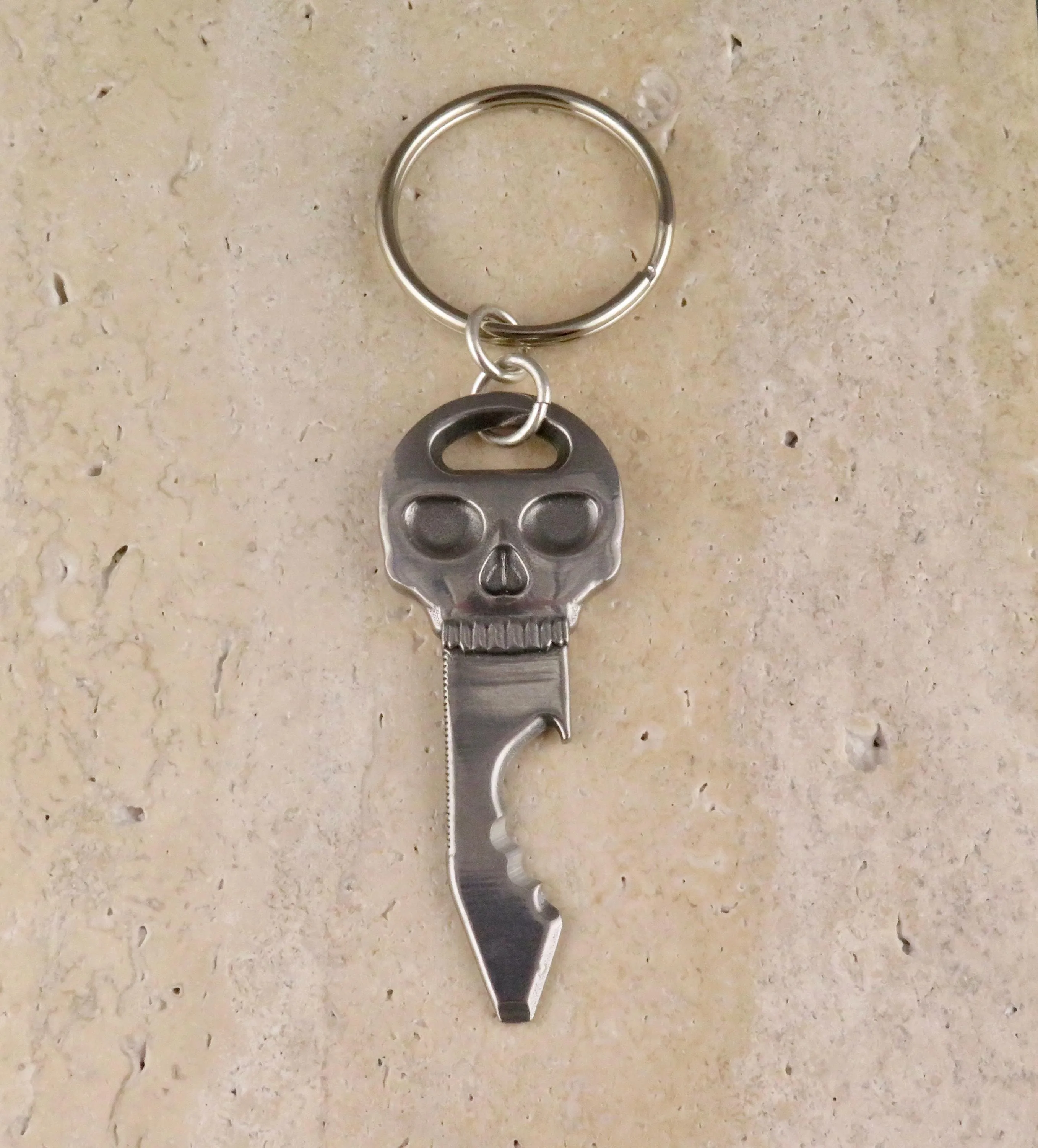 Skull Key Bottle Opener Keyring