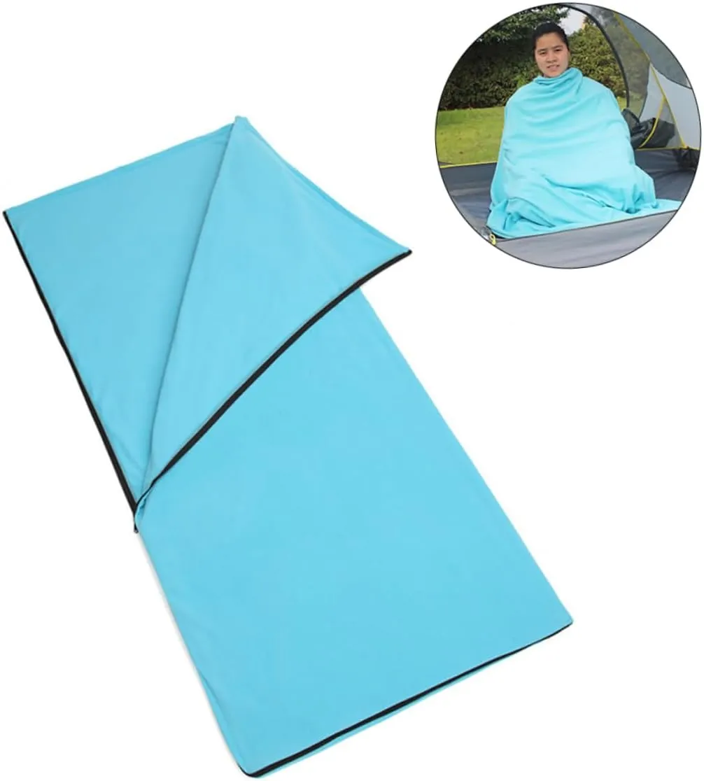 Sleep Sack Sleeping Bags for Adults Fleece Sleeping Bag Camping Sleeping Bag Cool Weather Sleeping Bag