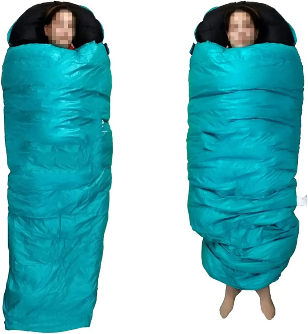 Sleeping Bag 400G/700G/1000G Envelop Outdoor Camping Can Be Spliced Goose Down Sleeping Bag 3 Season Warm Sleeping Gear