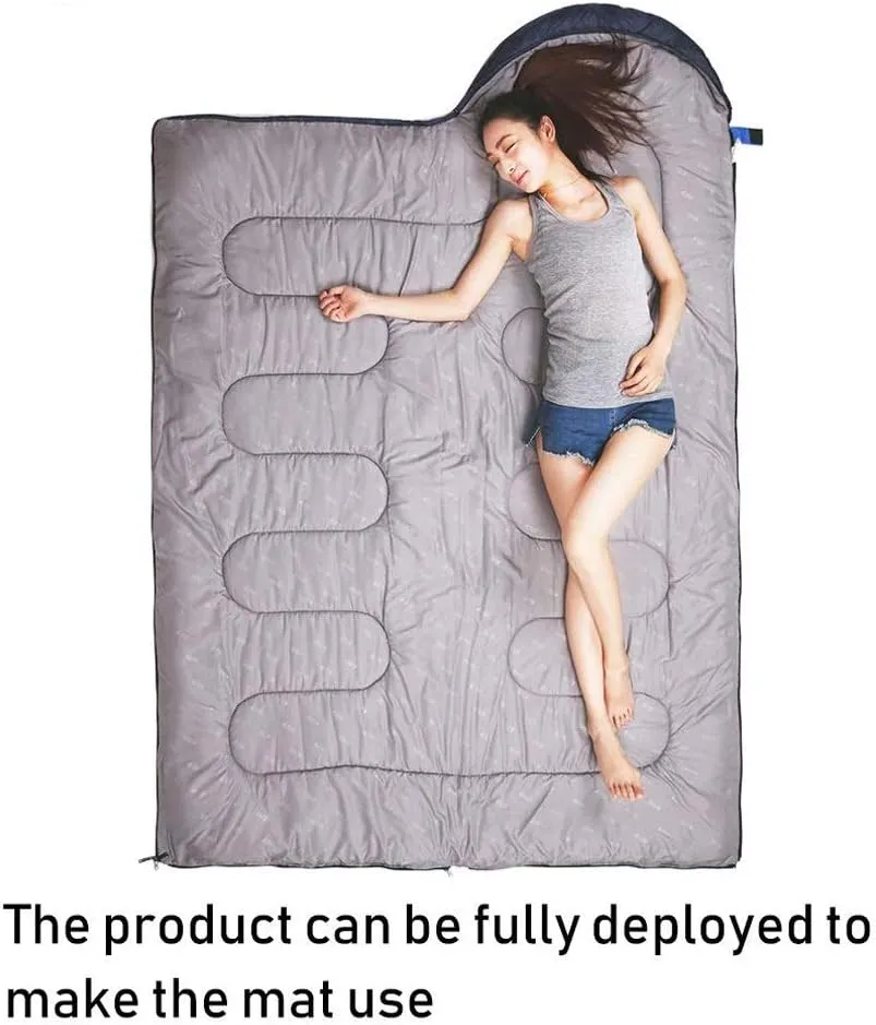 Sleeping Bag – Envelope Lightweight Portable, Waterproof, Comfort-Great for 4 Season Traveling, Camping, Hiking, Outdoor Activities & Boys