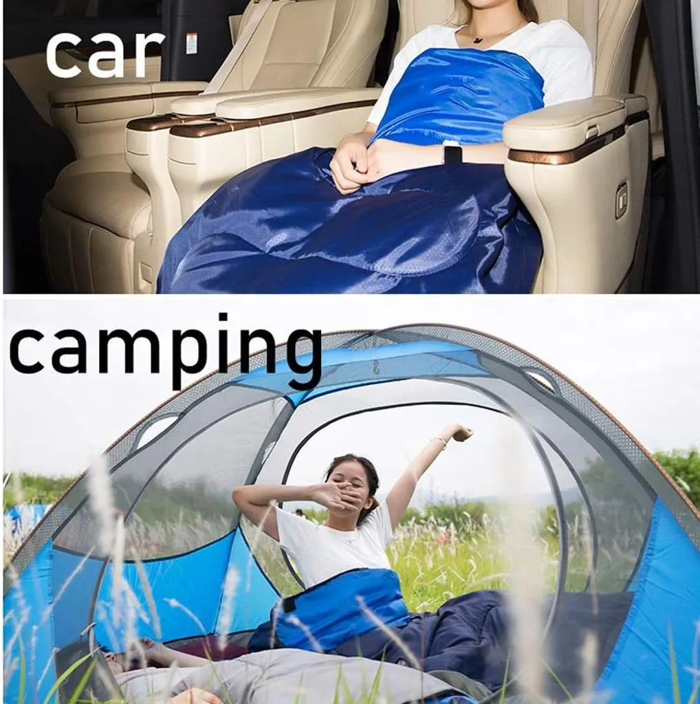 Sleeping Bag – Envelope Lightweight Portable, Waterproof, Comfort-Great for 4 Season Traveling, Camping, Hiking, Outdoor Activities & Boys