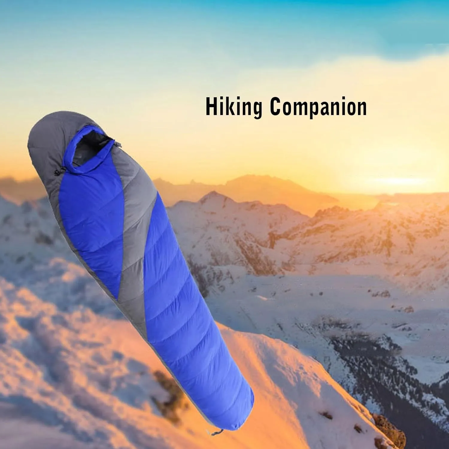 Sleeping Bag for Adults and Kids Ultralight Sleeping Bag 4 Season–ightweight Warm and Machine Washable, for Camping Traveling and Outdoor Activities