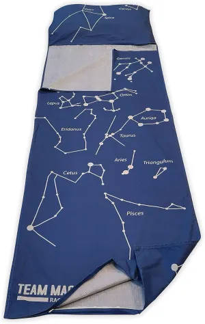 Sleeping Bag Liner 79' Length in Cotton with Clever Foot Opening