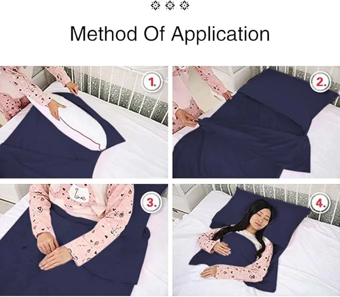 Sleeping Bag Liner Ultralight Travel Sheet Dirt-Proof Travel Camping Sheet Sleeping Sheet Hotel Sheet for Outdoor Travel Hiking Hotels Picnics