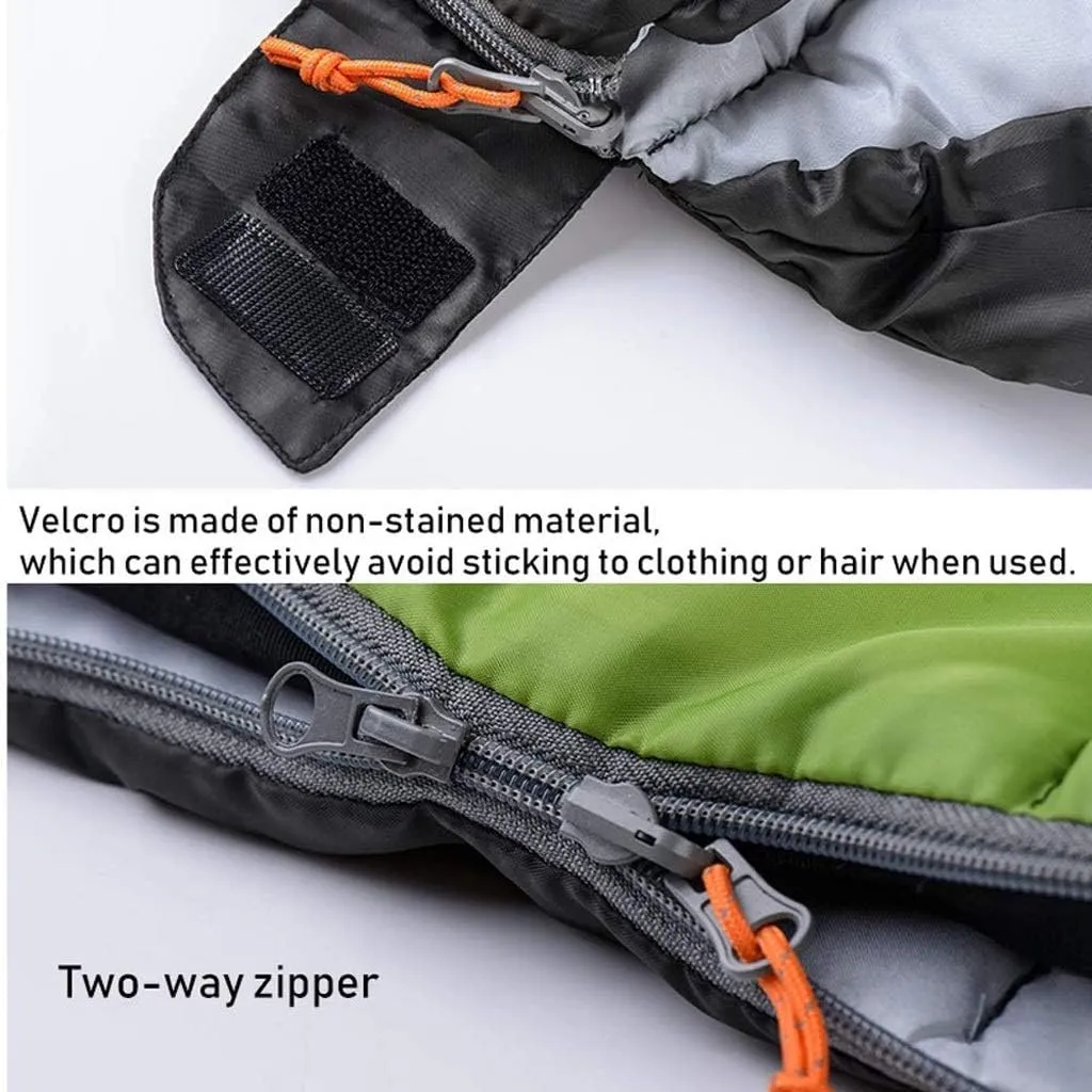 Sleeping Bag -Weather Lightweight, Portable, Waterproof Sleeping Bag with Compression Sack for Adults & Kids - Indoor & Outdoor Camping, Backpacking