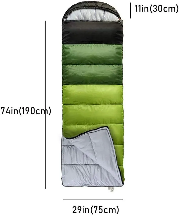 Sleeping Bag -Weather Lightweight, Portable, Waterproof Sleeping Bag with Compression Sack for Adults & Kids - Indoor & Outdoor Camping, Backpacking