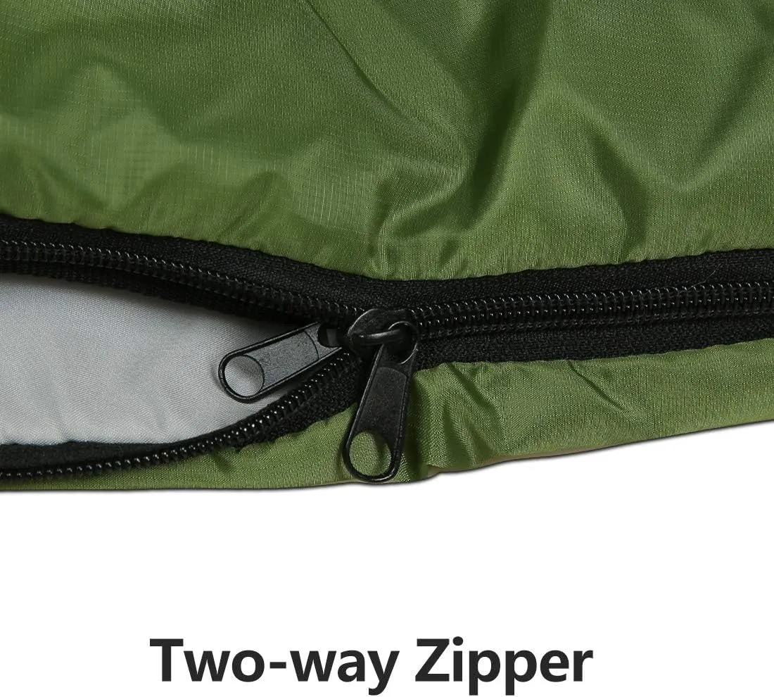 Sleeping Bag,3-4 Seasons Warm Cold Weather Lightweight, Portable, Waterproof Sleeping Bag with Compression Sack for Adults & Kids - Indoor & Outdoor: Camping, Backpacking, Hiking