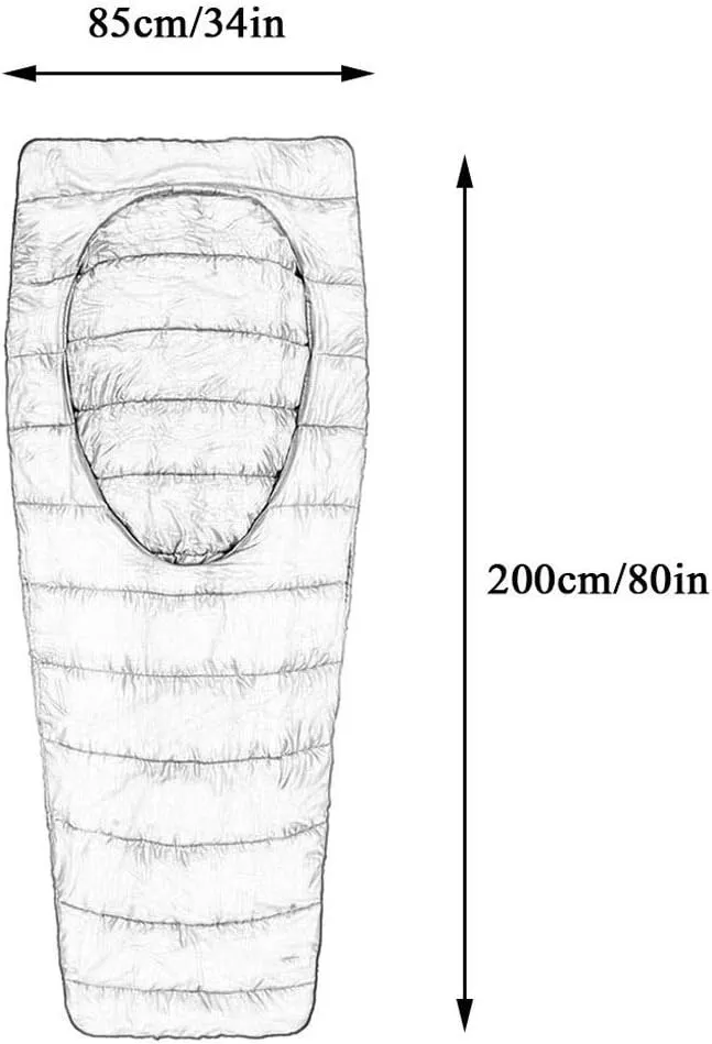 Sleeping Bag,Lightweight, Water Resistant and Warm for Camping, Hiking, Fishing, Traveling and Outdoors