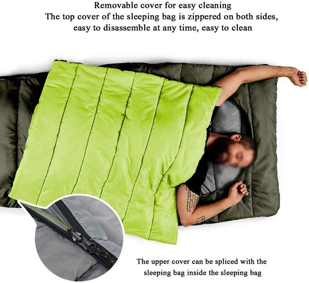 Sleeping Bag,Lightweight, Water Resistant and Warm for Camping, Hiking, Fishing, Traveling and Outdoors