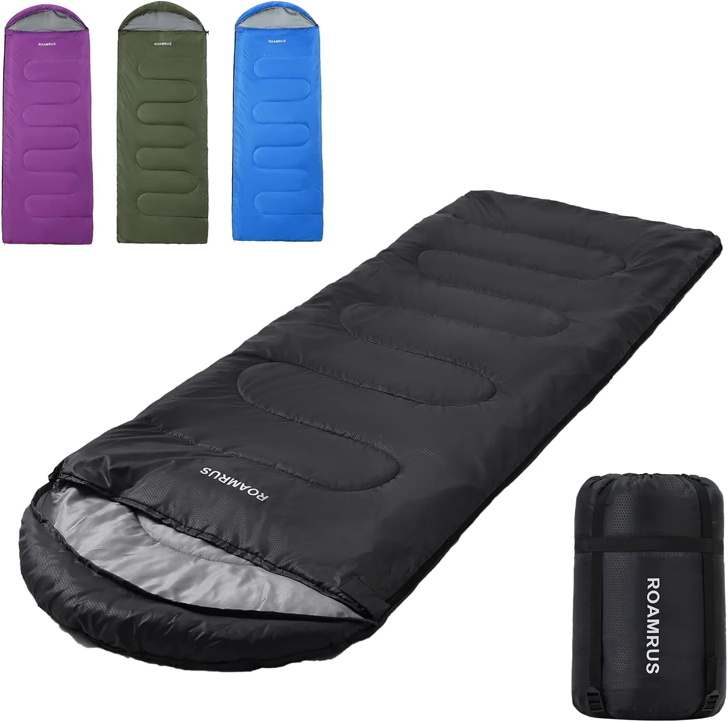Sleeping Bags for Adults 30/40/50 ℉ Cold Weather,Portable, Waterproof,Lightweight Sleeping Bag for Tall Girls Boys with Compression Sack for Warm Camping,Outdoor & Indoor,Hiking