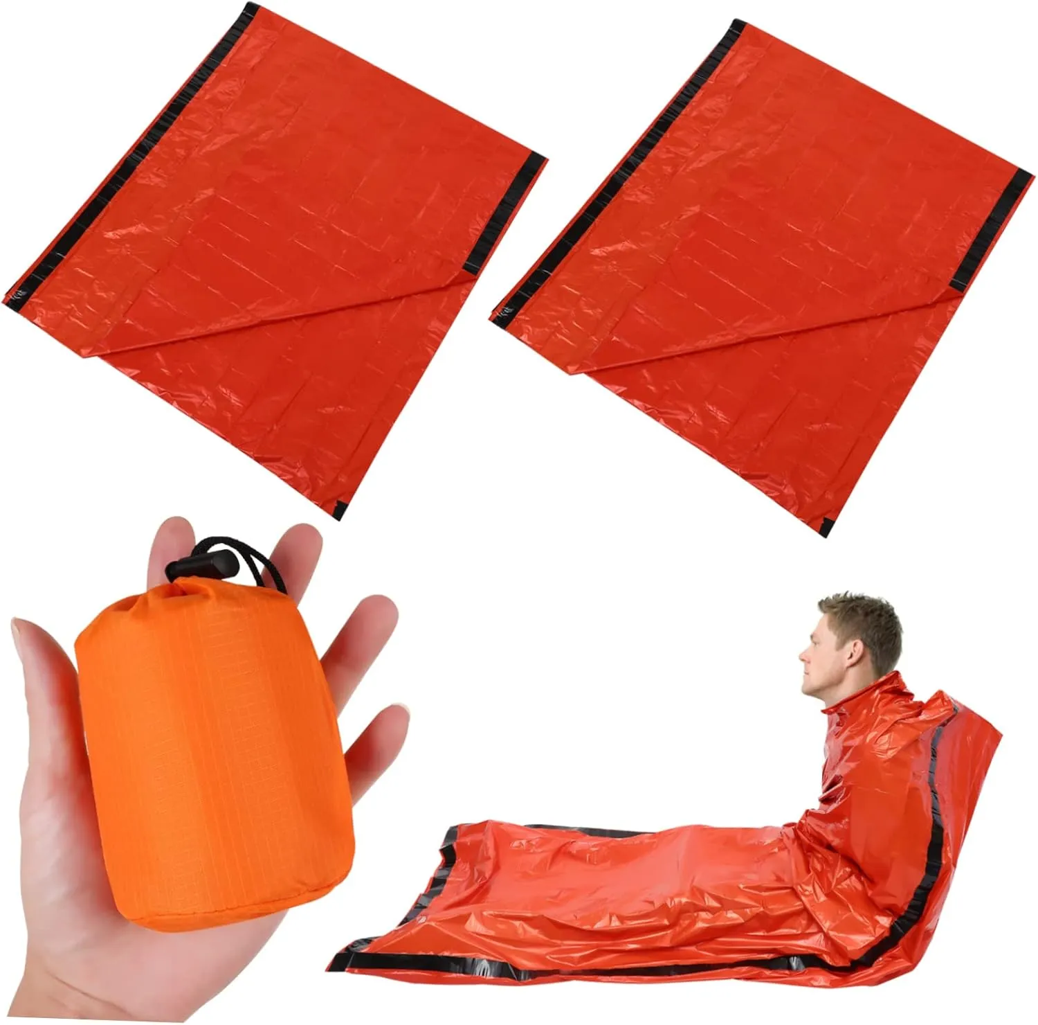 Sleeping Bags for Outdoor Use Emergency Camping Sleeping Bag Waterproof and Heat Retention