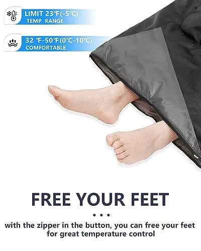 Sleeping Bags w/ Compression Bag for Adults Backpacking Lightweight