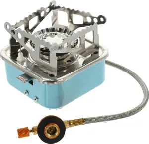 Small Stove Outdoor Camping Gas Stove Compact Folding for Travel Hiking