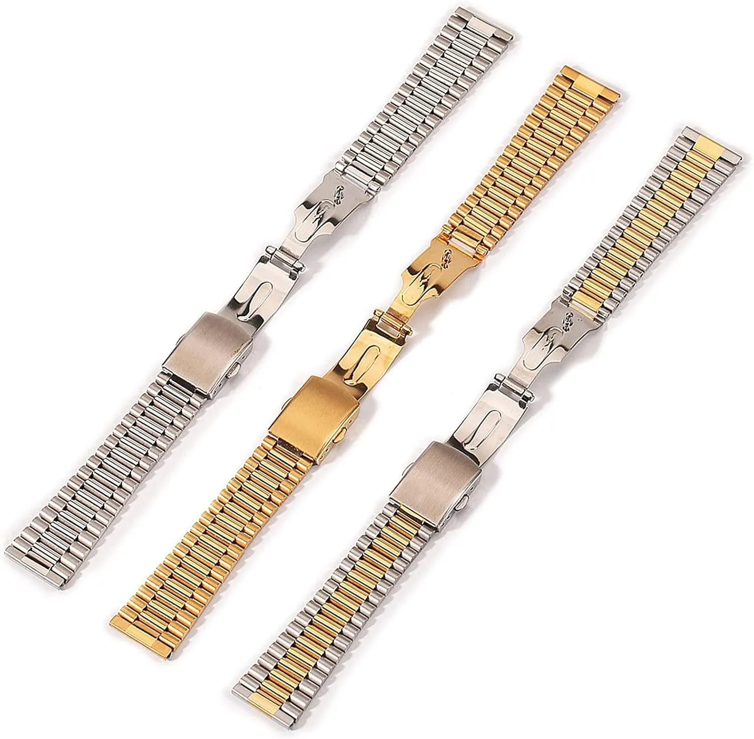 smart watch 12mm 14mm 16mm 18mm 20mm metal stainless steel replacement strap bracelet