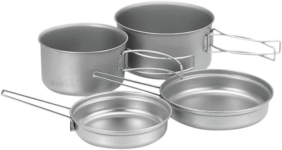Snow Peak Multi Compact 4 Piece Titanium Cook Set