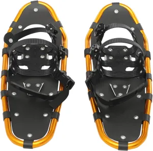 Snow Shoes for Women, Men, Youth, Kids, Light Aluminum Weight Snowshoes with Adjustable Trekking Poles, Carrying Bag, Serrated Claws for Skiing and Snow Trekking