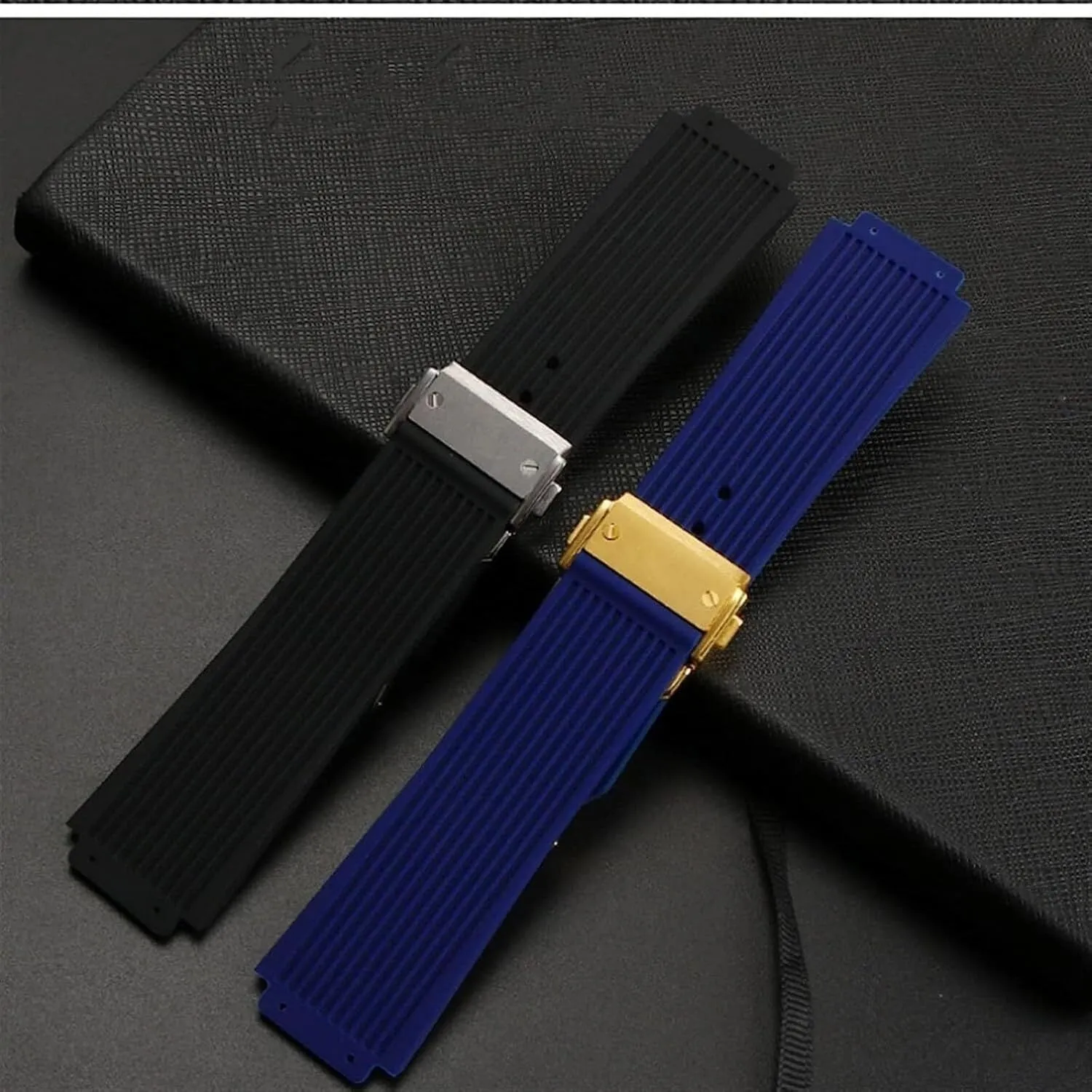 Soft Silicone Strap With Butterfly Buckle For Hublot BIG BANG Watch band replacement Accessories 26 * 19mm