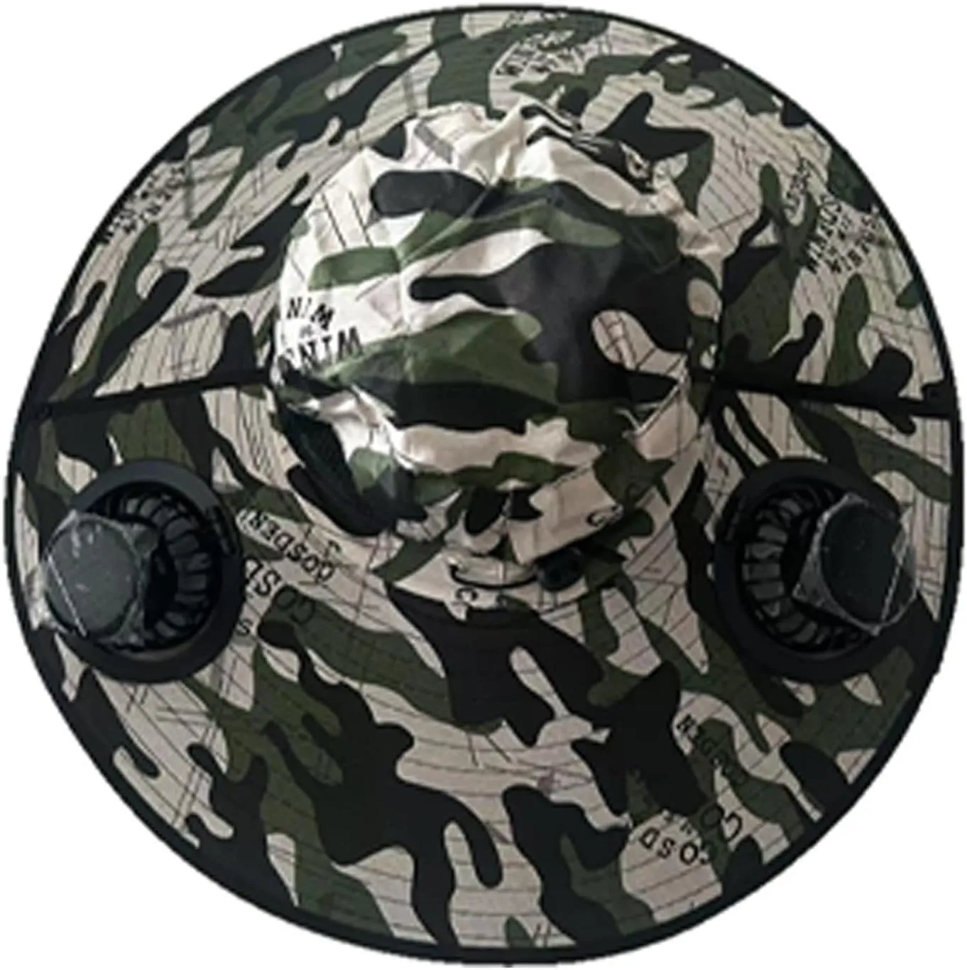 Solar Fan Hat Outdoor, Wide Brim Sun Hat with 2 Solar Fans, 2025 UPF 50  Bucket Sun Hat for Men Women, Solar Powered