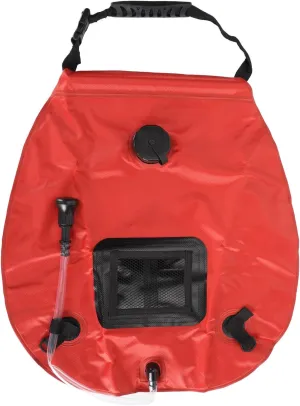 Solar Shower Bag, 20L Camping Solar Shower Bag, Multifunctional Portable with Handle for Beach Hiking