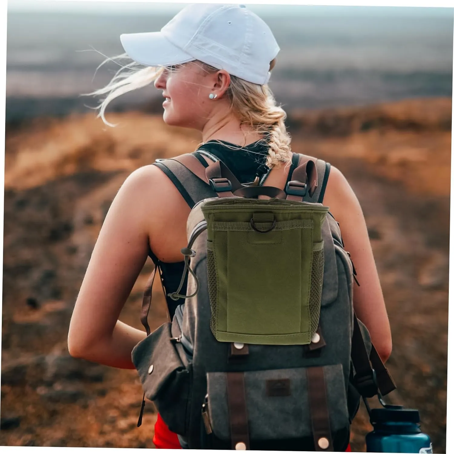 Sosoport Camo Bag Tool Belt Pouch Tank Pouch Tool Belt Bag Small Tool Pouch Electrician Wrist Bag Phone Bag Small