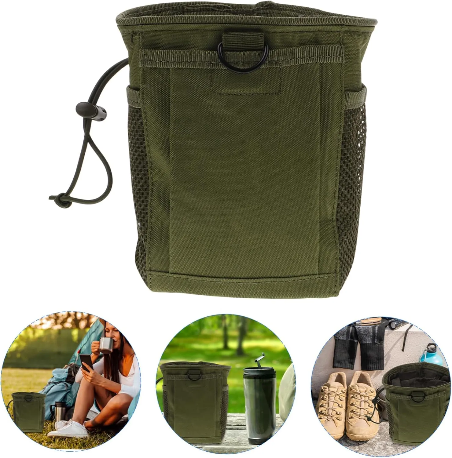 Sosoport Camo Bag Tool Belt Pouch Tank Pouch Tool Belt Bag Small Tool Pouch Electrician Wrist Bag Phone Bag Small
