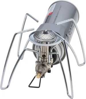 SOTO Regulator Camping Stove, Single Burner Butane Stove, Portable Backpacking Stove for Outdoor Cooking, Camping, Hiking - Stealth Igniter Installed. Shipped empty.