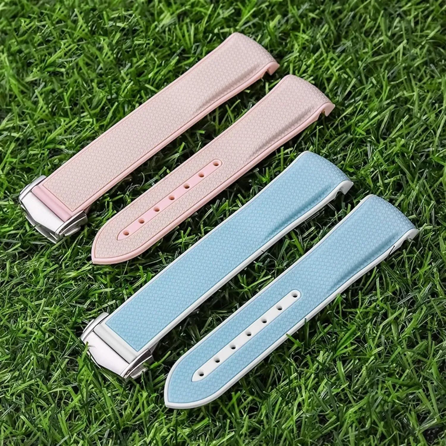Sport Rubber Watchband For Omega X MoonSwatch Seamaster 300 Diving AT150 Curved End Watch Strap