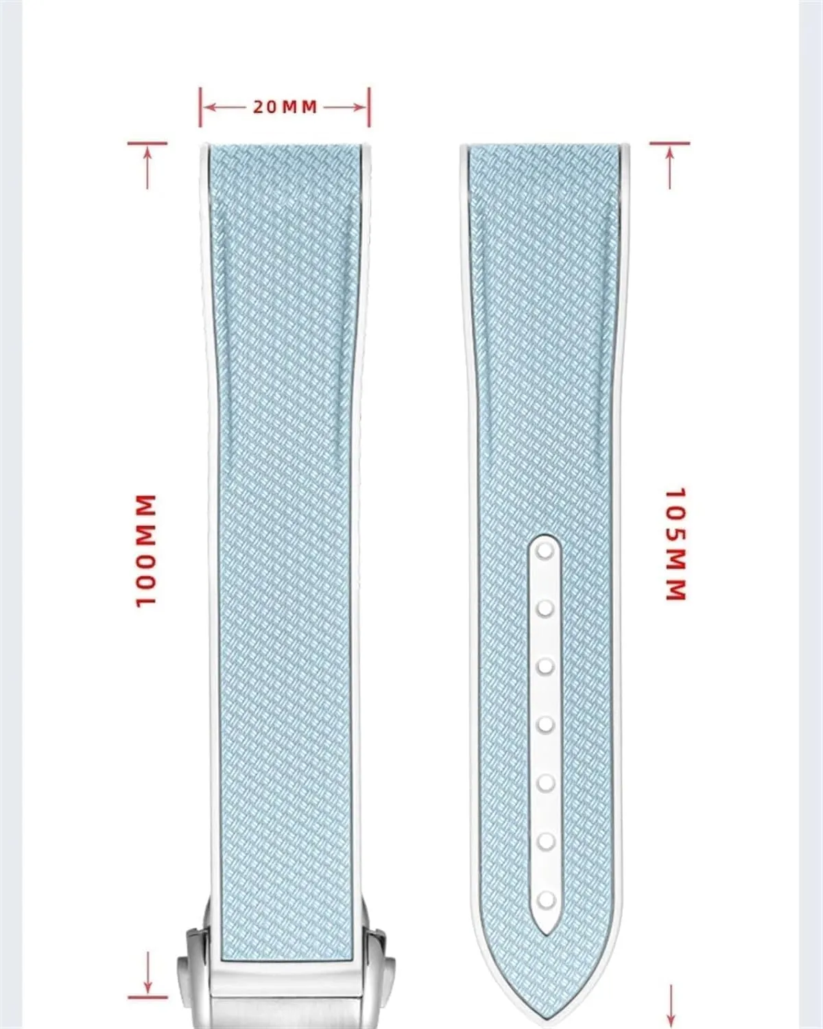Sport Rubber Watchband For Omega X MoonSwatch Seamaster 300 Diving AT150 Curved End Watch Strap