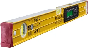 Stabila 17677/8 61 cm "Type 96 Electronic IP 65" Spirit Level with Bag - Yellow/Black