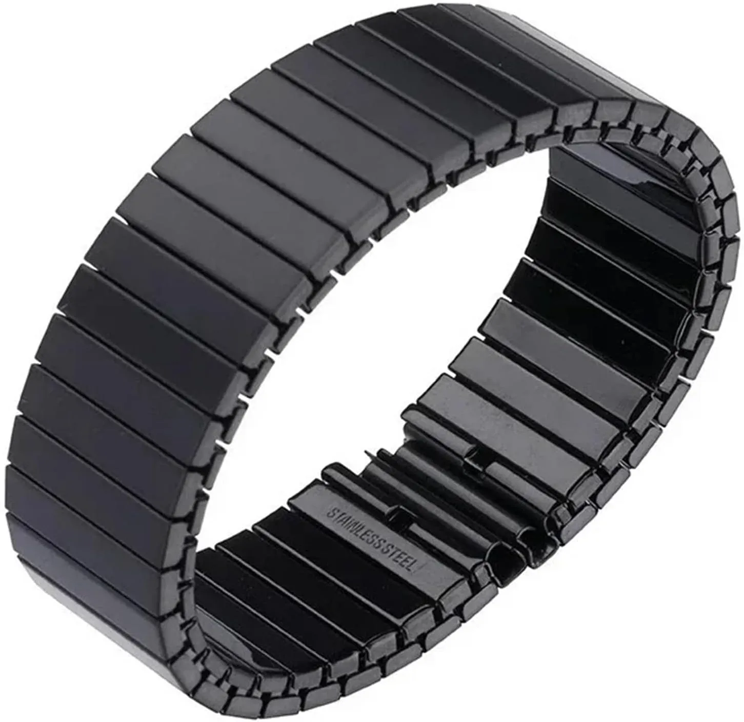 Stainless Steel Elastic Stretch Strap 14mm 16mm 18mm 20mm 22mm for Smart Watch Band Men Women Metal Expansion Strap Accessories
