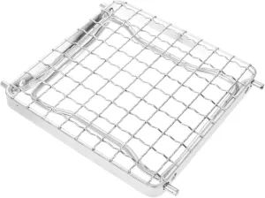 Stainless Steel Grill Rack for Outdoor Cooking Portable Bbq Grate for Camping Hiking Picnics and Campfire Use Versatile Design with Ample Cooking Space