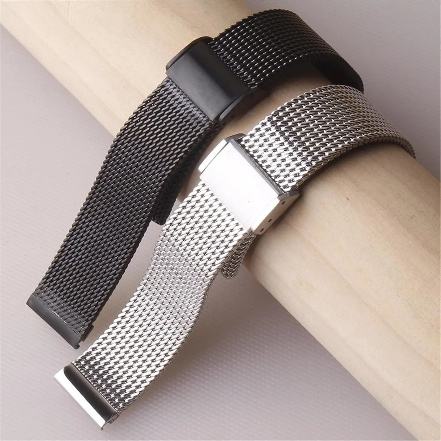 Stainless Steel Mesh Watchband Braided Band 18 19 20 21 22mm Metal Quick Release Men Women Universal Watchband