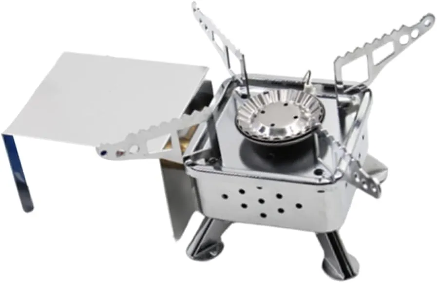 Stainless Steel Mini Cassette Stove Folding Camping Gas Cooker Portable Outdoor Picnic Stove