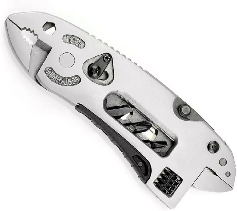 Stainless Steel Multi Tool Wrench Tool Wrench Wire Cutter Survival Emergency Kit