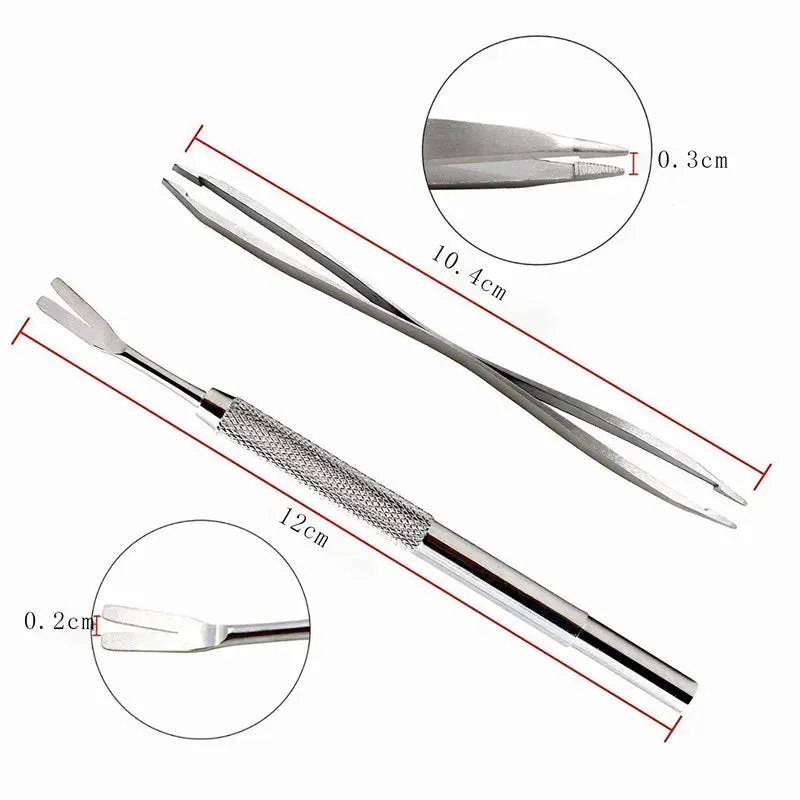 Stainless Steel Pet Flea & Tick Removal Tool Set