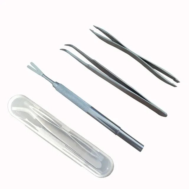 Stainless Steel Pet Flea & Tick Removal Tool Set
