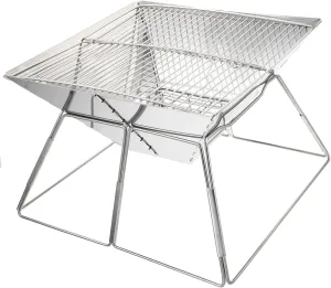 Stainless Steel Portable Grill Bbq Stove Camping Cooking Stove Foldable Bbq Grill Rack Outdoor Cooking