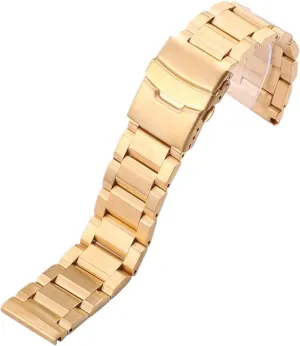 Stainless Steel Strap Metal Replacement Watchbands 18mm 20mm 22mm 24mm Unisex Quick Change Bracelet