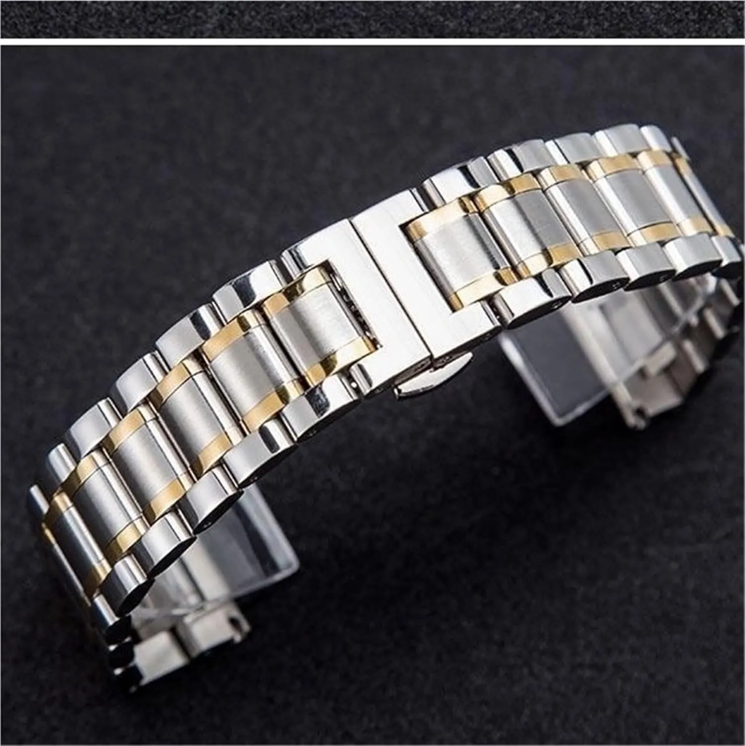 Stainless Steel Watch Band 18mm 20mm Universal Replacement Watch Band for Smart Watch Quartz Watch