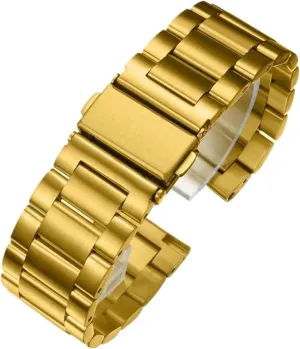 Stainless Steel Watch Band 20mm Unisex Replacement Wristband