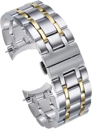 Stainless Steel Watch Strap For Tissot T035 T035407 T035439 Bracelets With Folding Buckle Replacement Watch Accessories
