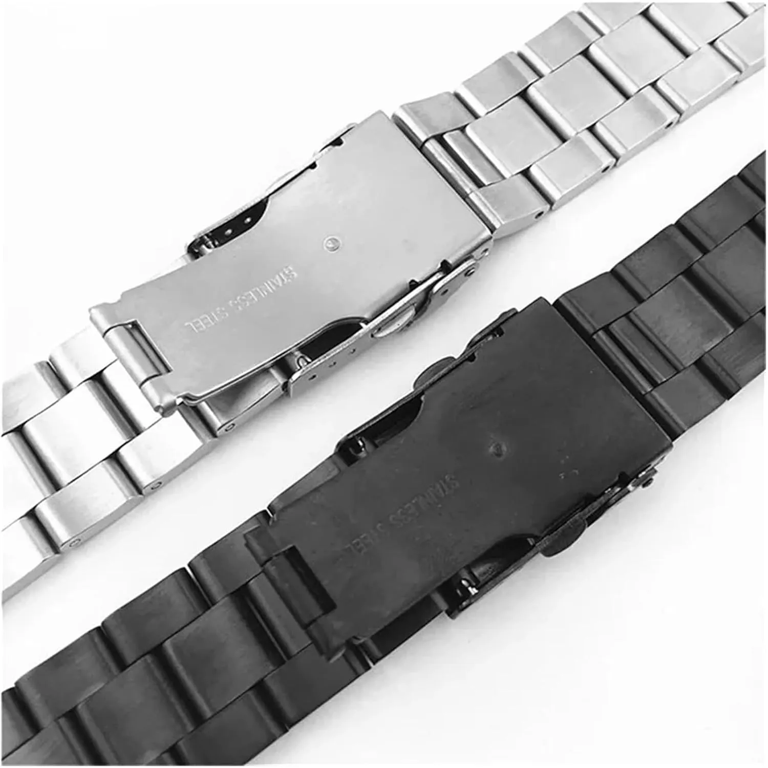 Stainless Steel Watch Strap Metal Replacement Watchbands 20MM 22MM Men Woman Universal Quick Change Strap