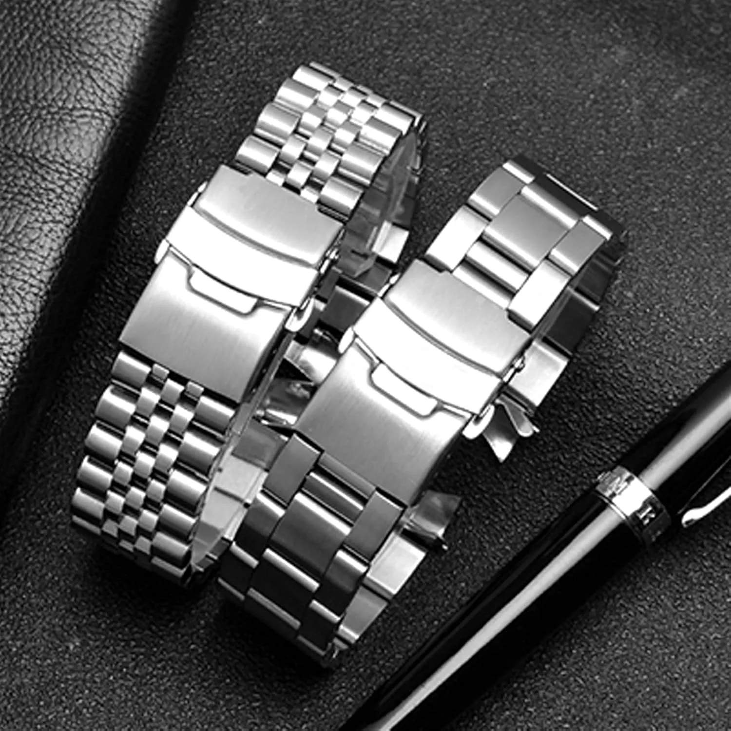 Stainless Steel Watch Straps,Metal Watch Band Stainless Steel Metal Watch Bands
