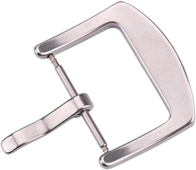 Stainless Steel Watchband Buckle 16 18 20 22 24mm Men Women Watch Band Metal Silver Gold Black Watch Strap Clasp