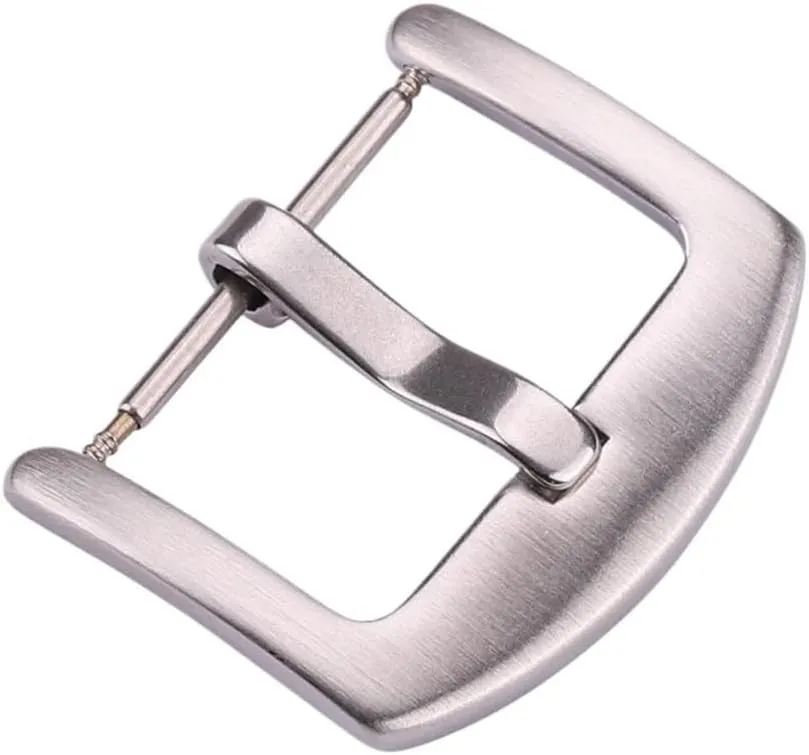 Stainless Steel Watchband Buckle 16 18 20 22 24mm Men Women Watch Band Metal Silver Gold Black Watch Strap Clasp