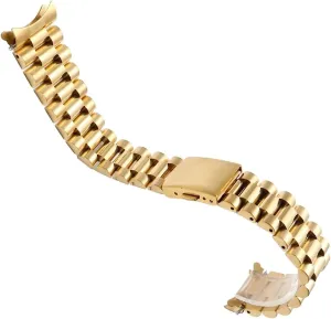 Stainless Steel watchband for Citizen Enicar Wristband Curve end Steel Strap with Folding Buckle 20mm 22mm
